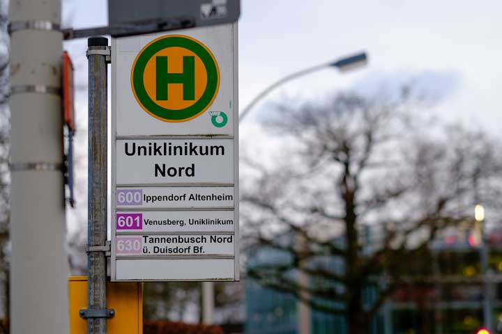 Bushaltestelle Uniklinikum Nord