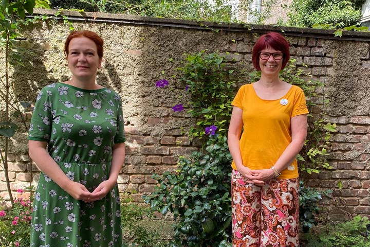 Katja Dörner und Sabine Kurth